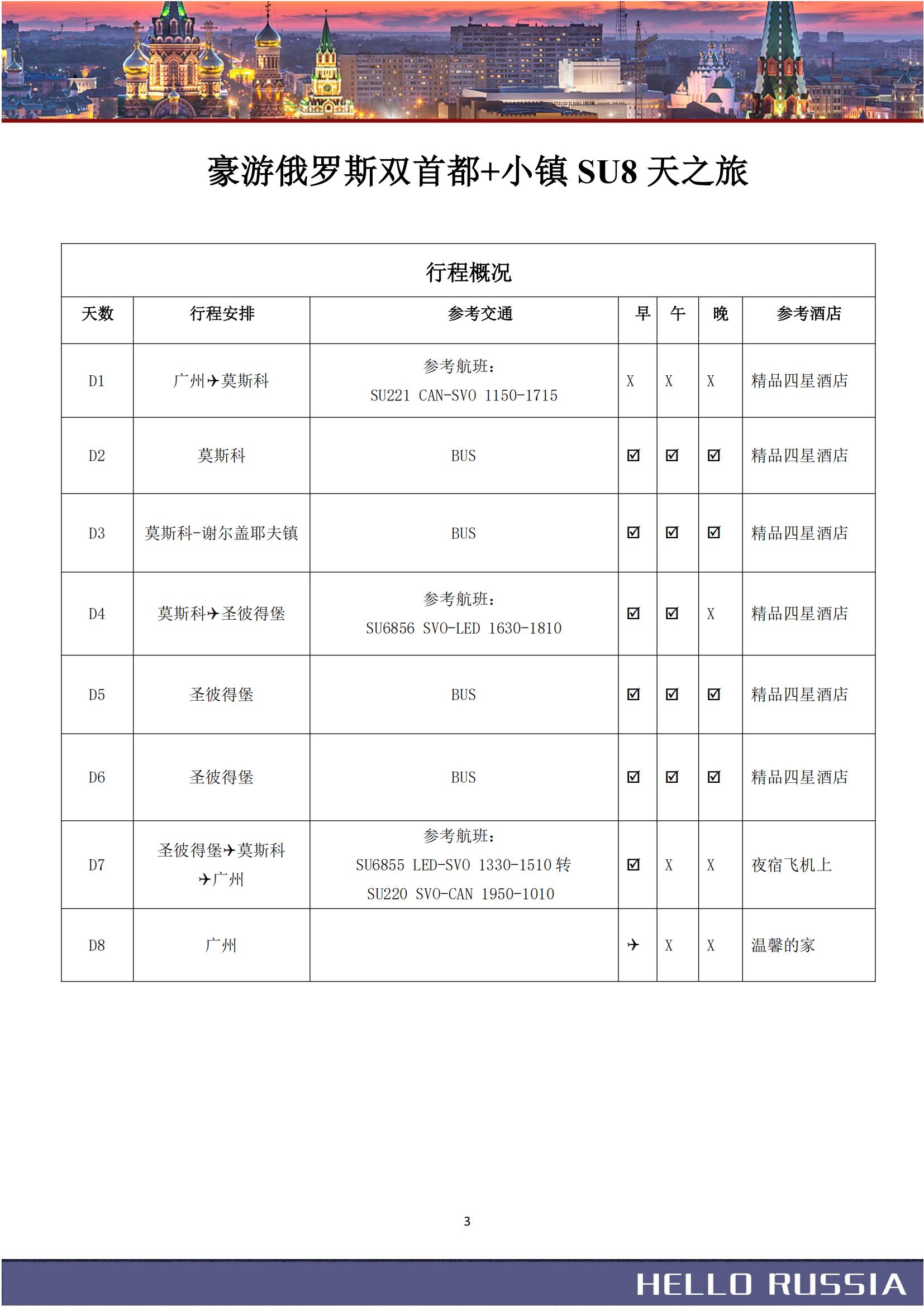 豪游俄羅斯雙首都+小鎮(zhèn)SU4飛8_02