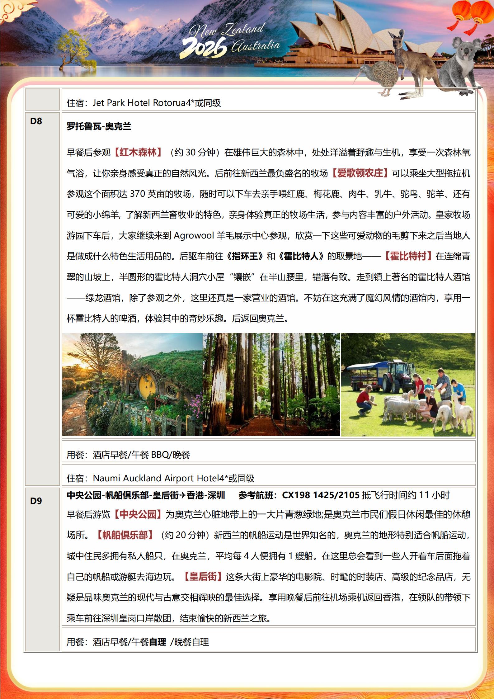 《龍蝦盛宴》新西蘭南北島9天三飛_09